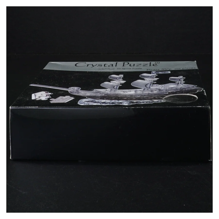 3D krystalpuslespil - piratskib fra Crystal Puzzle (str. 18 x 19 x 5 cm)