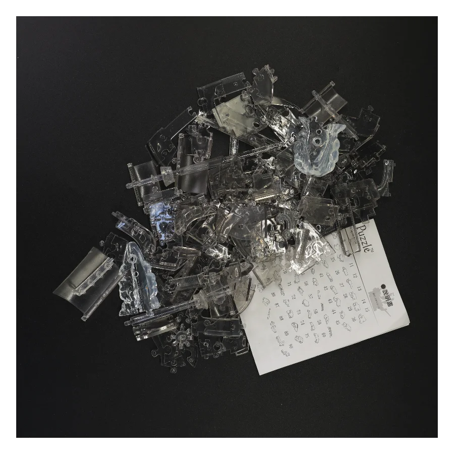 3D krystalpuslespil - piratskib fra Crystal Puzzle (str. 18 x 19 x 5 cm)