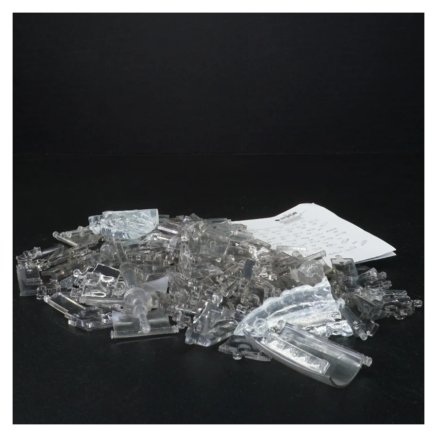 3D krystalpuslespil - piratskib fra Crystal Puzzle (str. 18 x 19 x 5 cm)