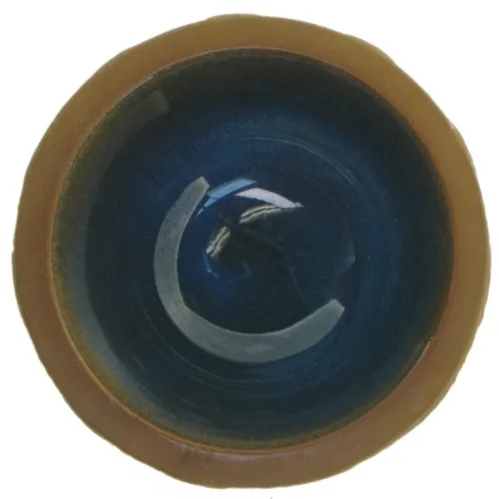 Dekoreret stentøjskrus (str. 14 x 14 cm)