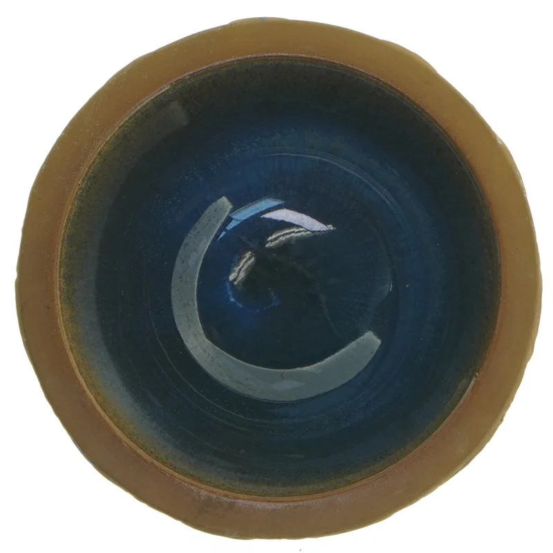 Dekoreret stentøjskrus (str. 14 x 14 cm)