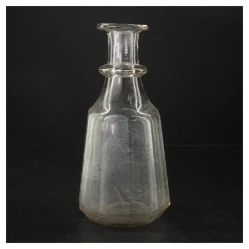 Glas karaffel med prop (str. H. 23 cm)