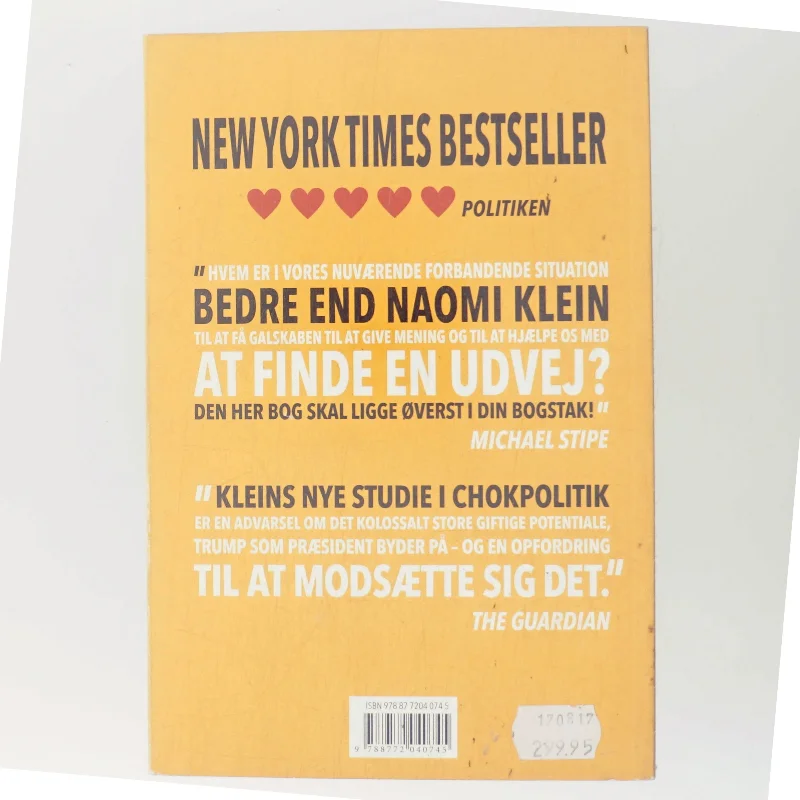 Nej er ikke nok : modstand mod Trump & højrepopulismens chokpolitik af Naomi Klein (Bog)
