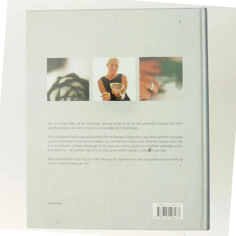 Tid til slow food af Pernille Bækgaard (Bog)