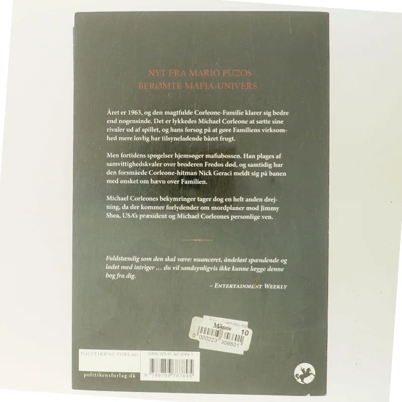 Godfathers hævn af Mark Winegardner (Bog)