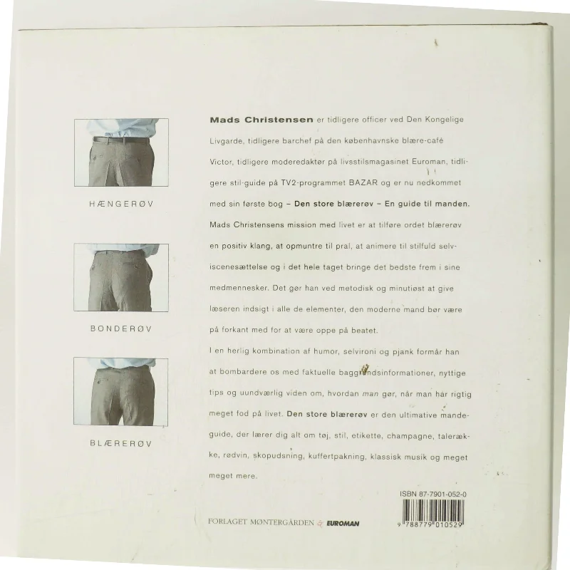Den store blærerøv : en guide til manden af Mads Christensen (Bog)