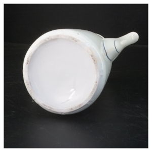 Porcelænskande med låg (str. 25 cm)