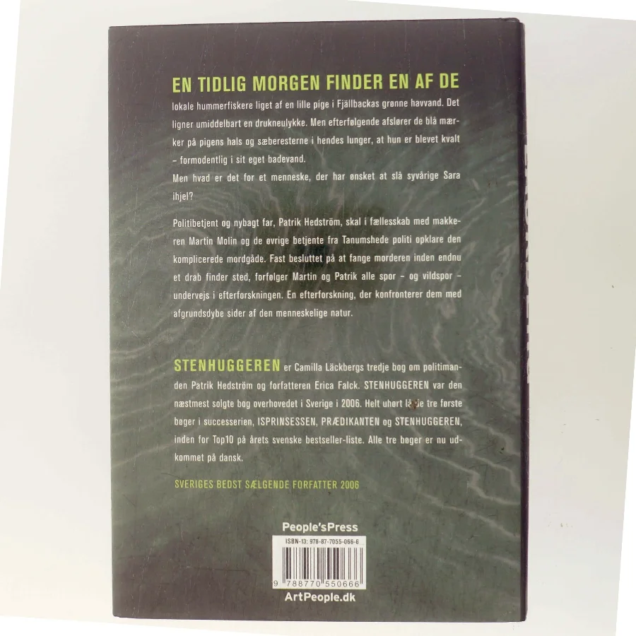 Stenhuggeren : kriminalroman af Camilla Läckberg (Bog)
