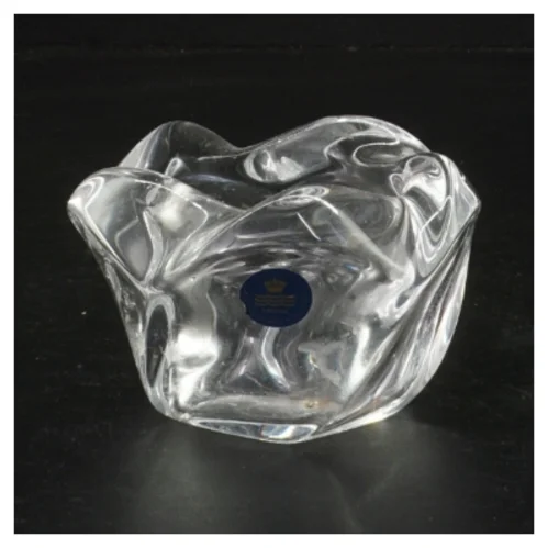 Glas lysestage fra Royal Copenhagen