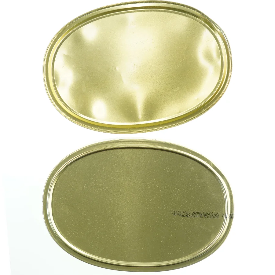 Vintage metal kagedåse (str. 32x22x4,5 cm)