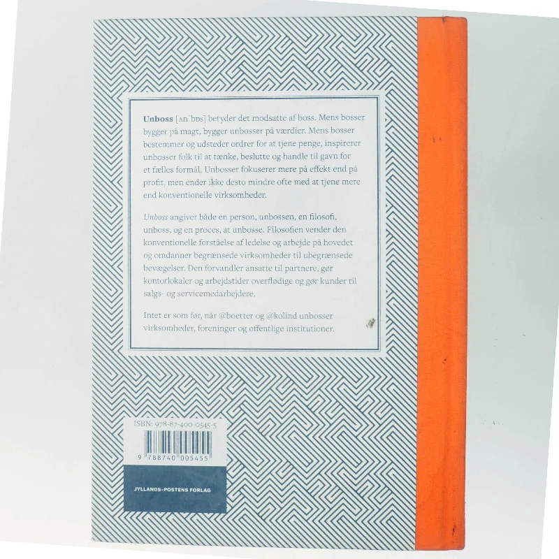 Unboss af Lars Kolind (Bog)