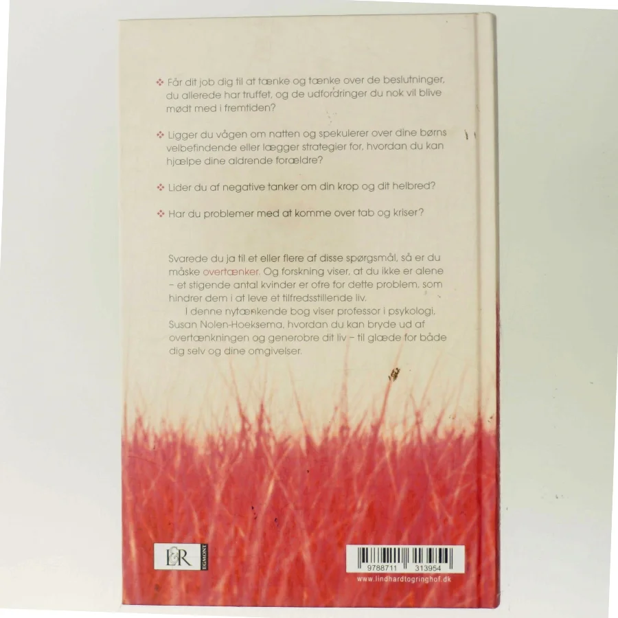 Kvinder der tænker for meget af Susan Nolen-Hoeksema (Bog)