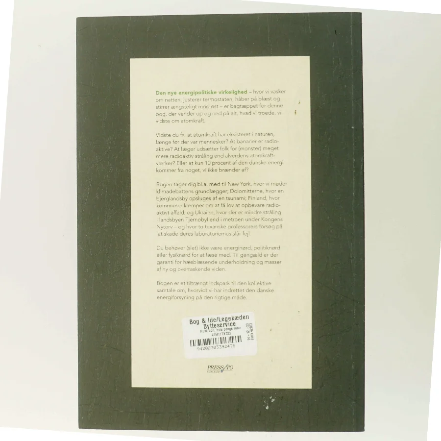 Alt det ingen har fortalt os om atomkraft af Hans Jørgen Nielsen (Bog)