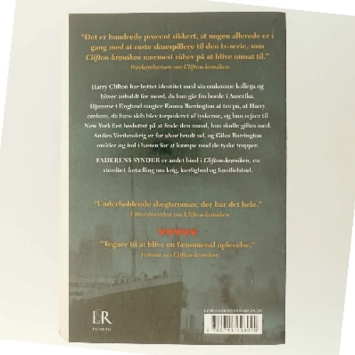 Faderens synder af Jeffrey Archer (Bog)