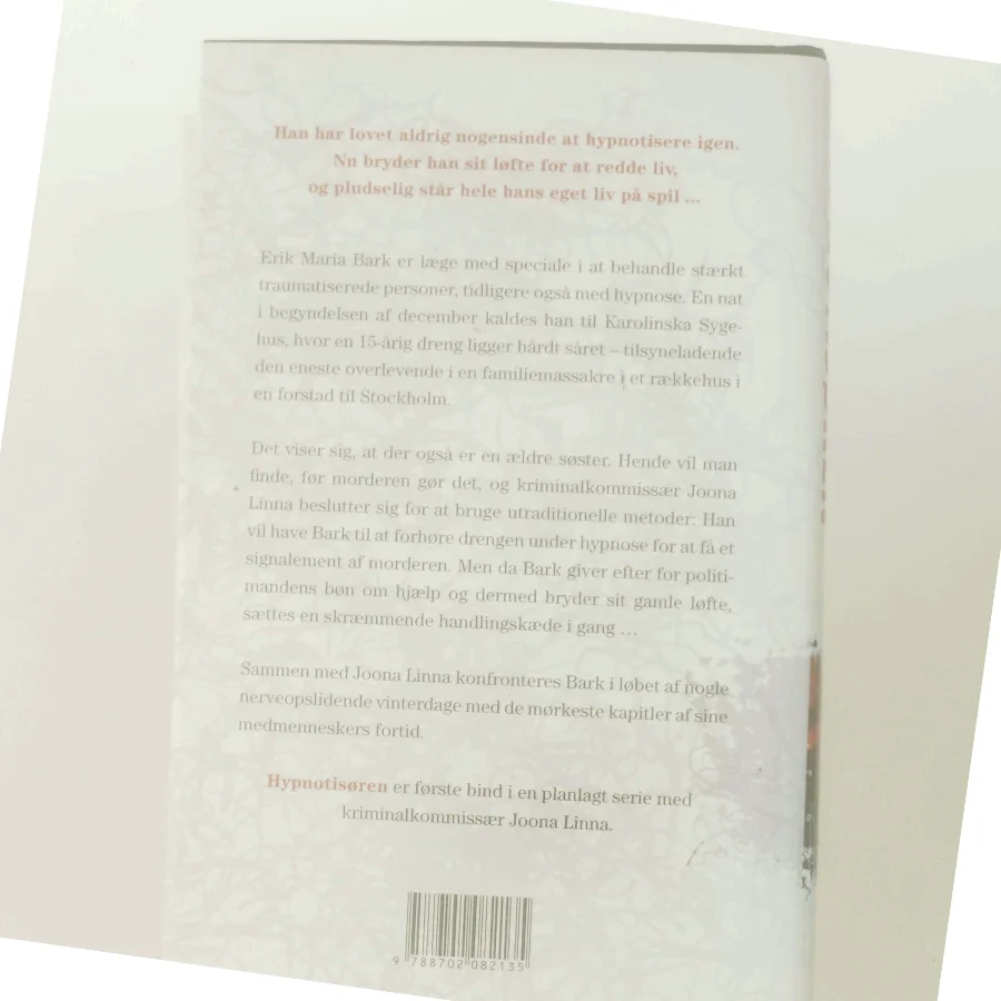 Hypnotisøren af Lars Kepler (Bog)