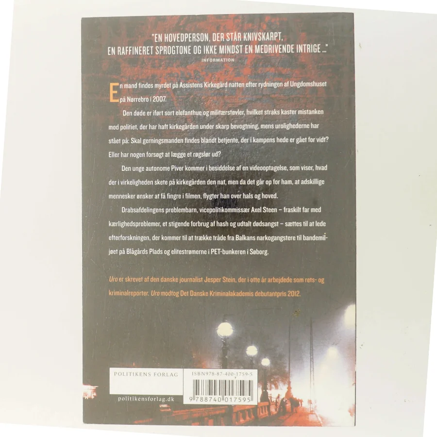 Uro af Jesper Stein (Bog)