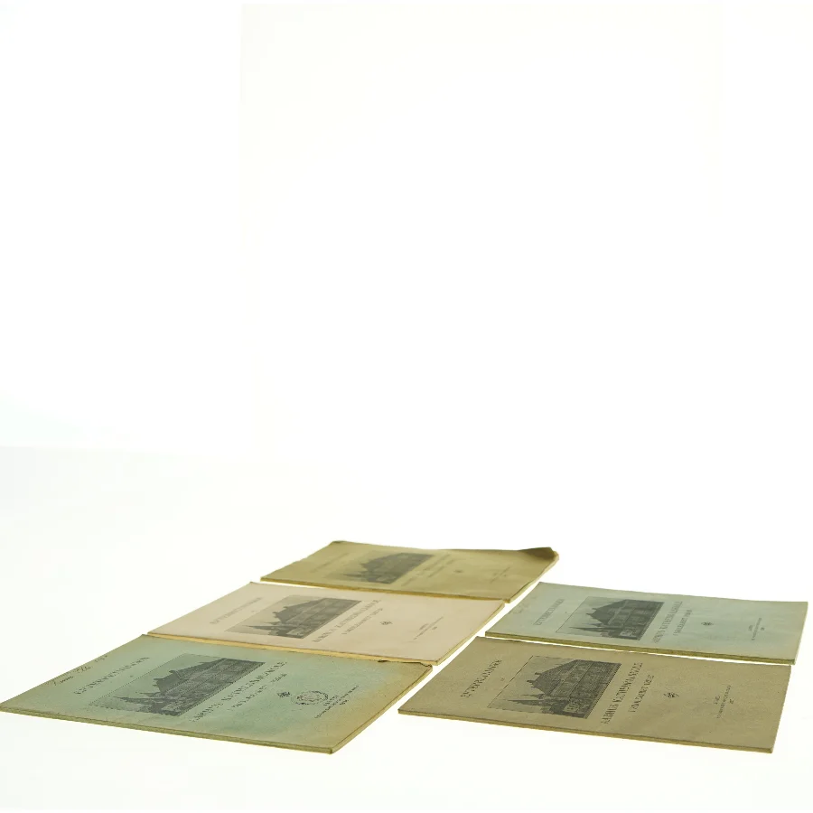 Årgangsskrifter fra Aarhus Katedralskole (str. 20 x 13 cm)