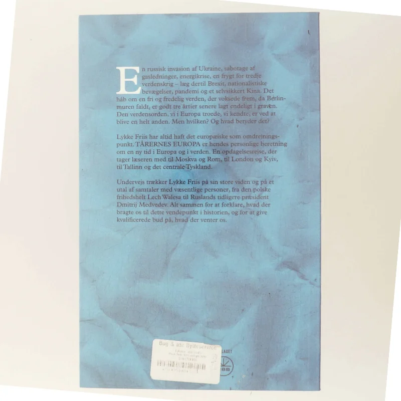 Tårenes Europa af Lykke Friis (Bog)