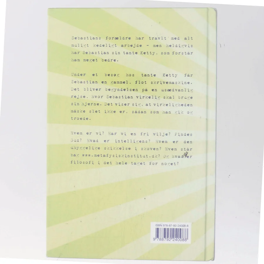 Sebastian og skrivemaskinen af Christoffer Boserup Skov (Bog)