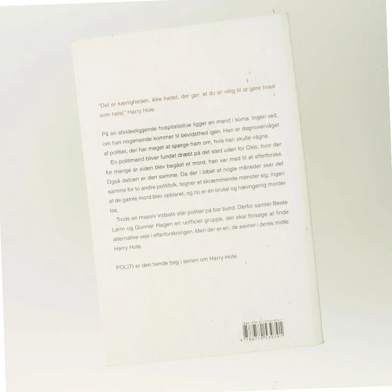 Politi af Jo Nesbø (Bog)