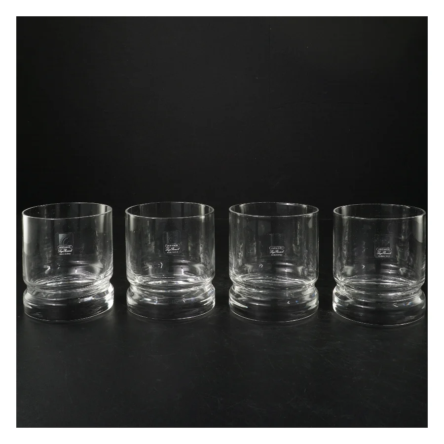 Luigi Bormioli Krystal Whiskeyglas fra Luigis Bar (str. H. 9,5 cm. ø. 8,5 cm)