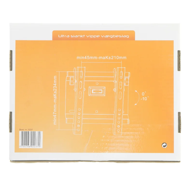 Ultra slankt vippe vægbeslag fra Stevison (str. 22x11,5 cm)