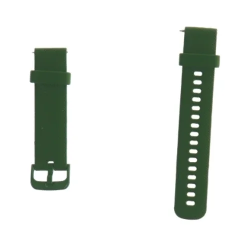 Grøn silikoneurrem (str. 8 x 2 cm og 11 x 2 cm)