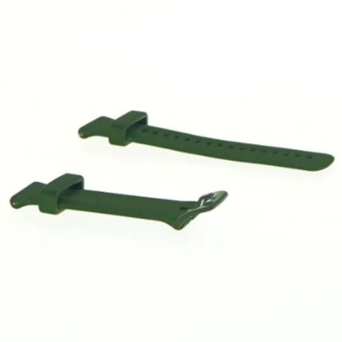 Grøn silikoneurrem (str. 8 x 2 cm og 11 x 2 cm)