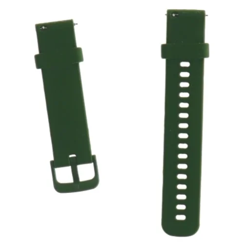 Grøn silikoneurrem (str. 8 x 2 cm og 11 x 2 cm)