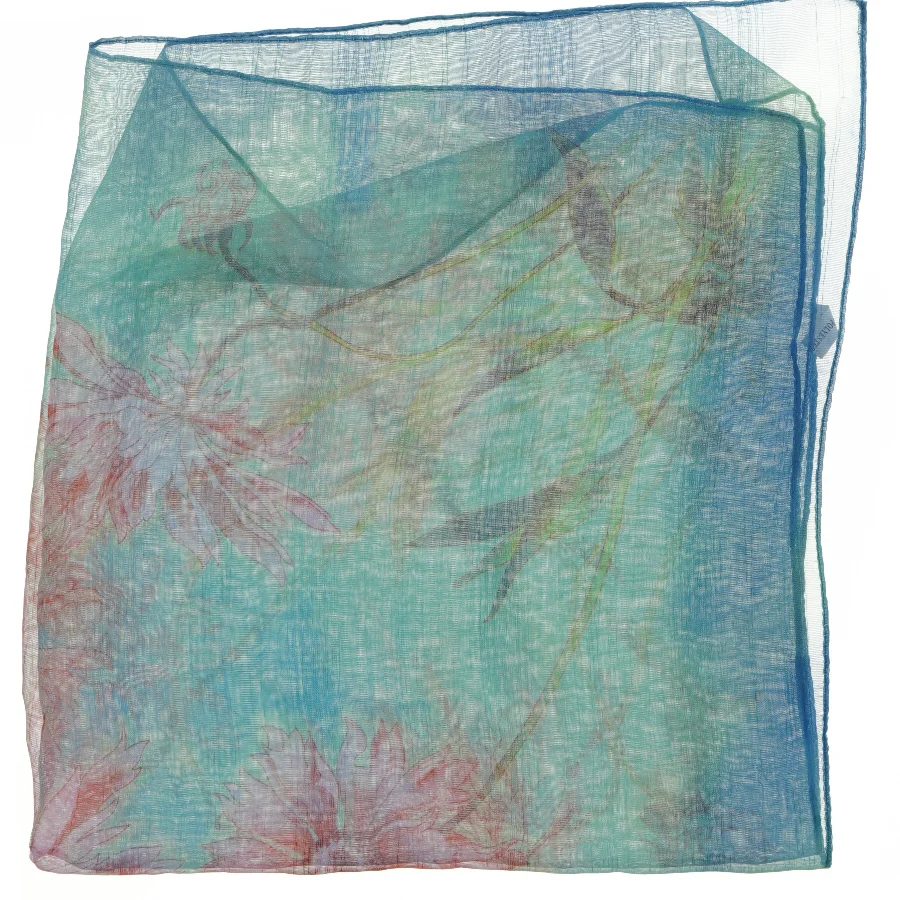 Firskåren tørklæde (str. 60x60 cm)