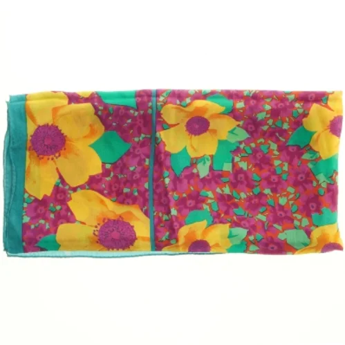 tørklæde med blomsterprint (str. 80x80 cm)