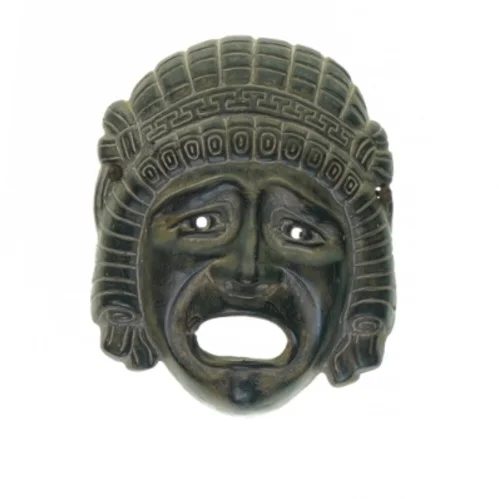 Vægophæng med maske (str. 16 x 13 cm)