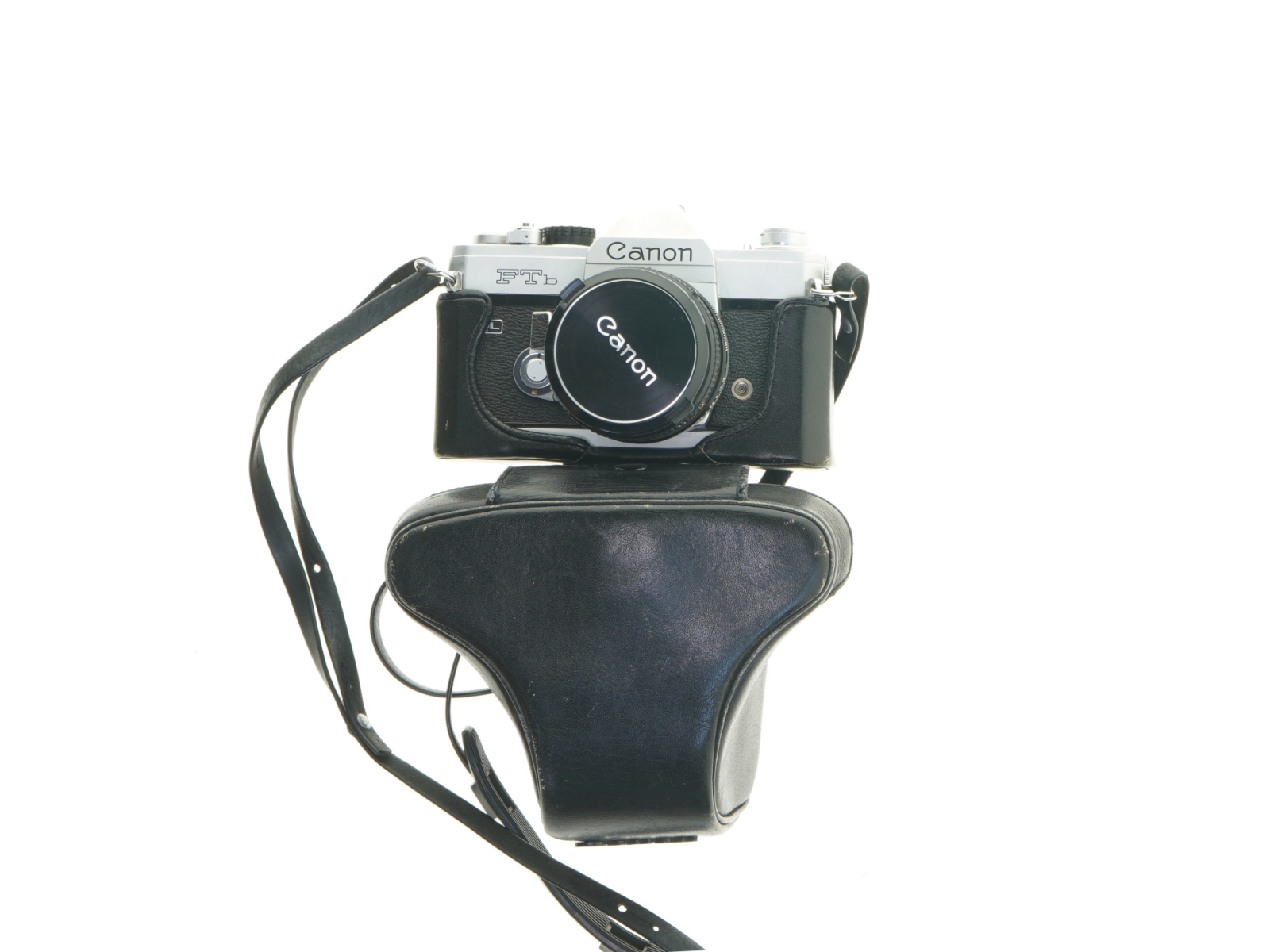 Canon FTb kamera med etui fra Canon (str. 13x16 cm)