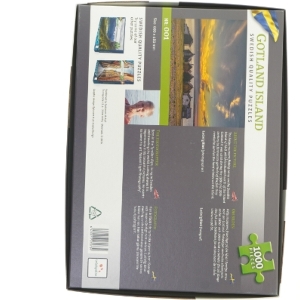 Puslespil med motiv fra Gotland (str. 68 x 48 cm)