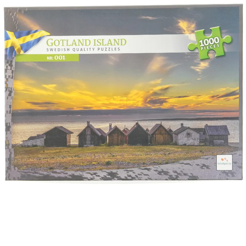 Puslespil med motiv fra Gotland (str. 68 x 48 cm)