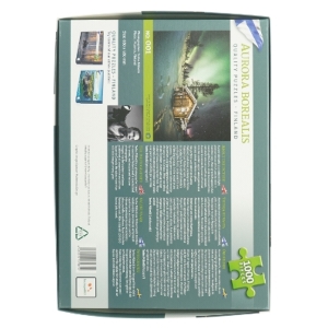 Puslespil med Aurora Borealis motiv (str. 68 x 480 mm)