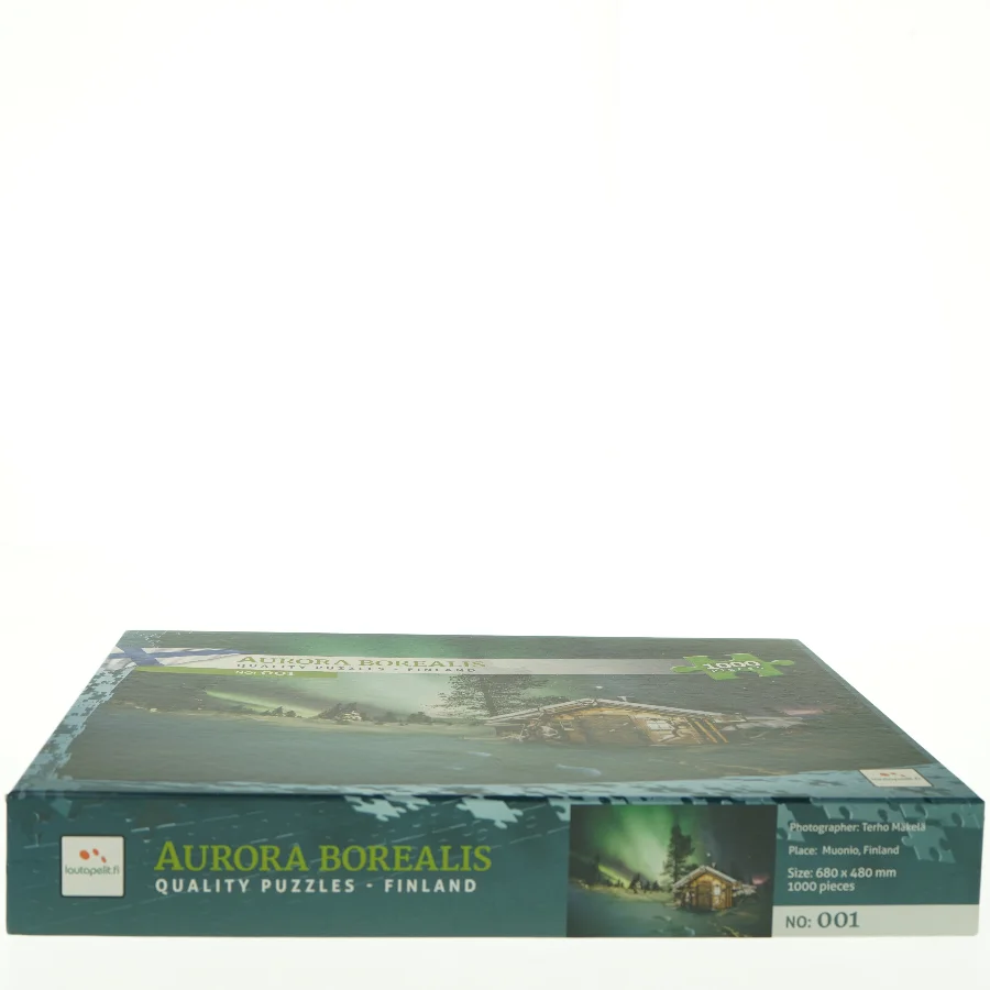 Puslespil med Aurora Borealis motiv (str. 68 x 480 mm)