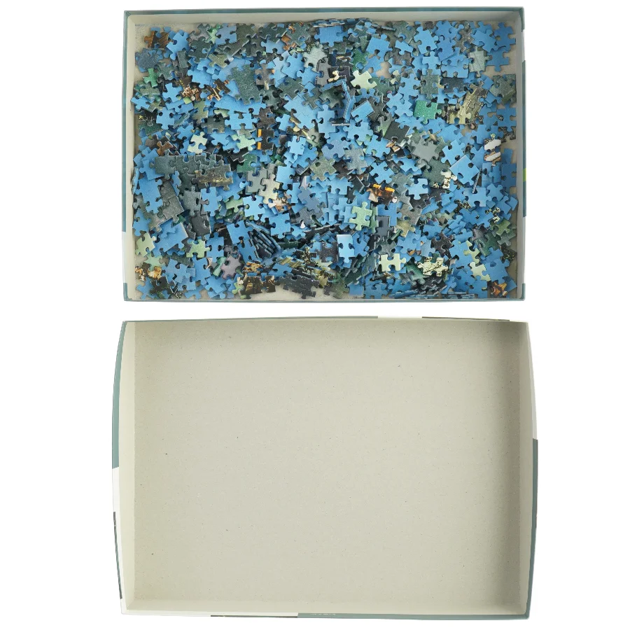 Puslespil med Aurora Borealis motiv (str. 68 x 480 mm)
