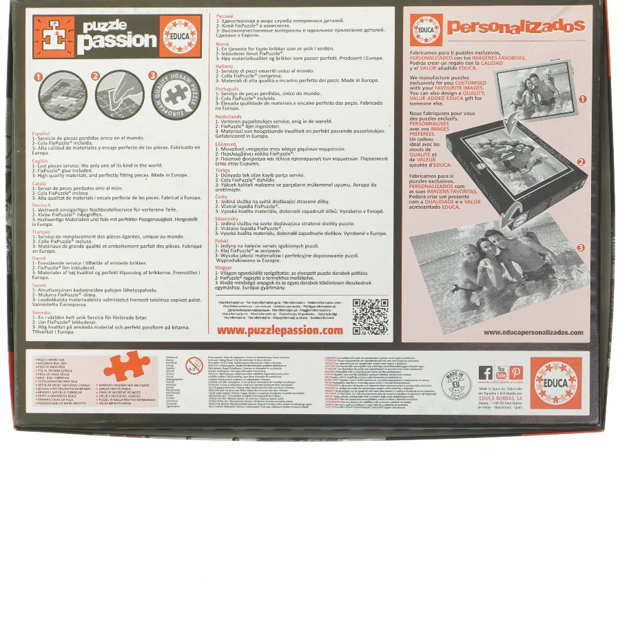 1000-brikkers puslespil fra Educa (str. 68 x 48 cm)