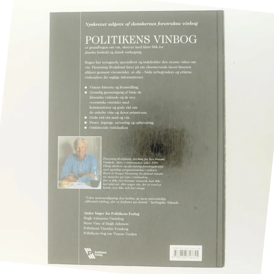 Politikens vinbog af Flemming Hvelplund (Bog)