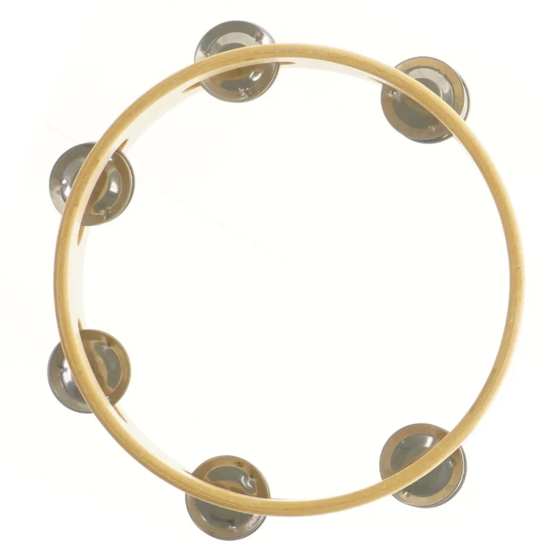 Tamburin med træramme (str. Ø 20 cm)