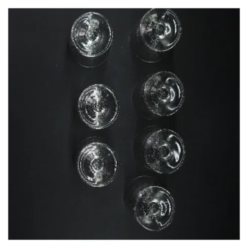 7 glas på fod fra La Rochere (str. 7 styk, 11 cm)