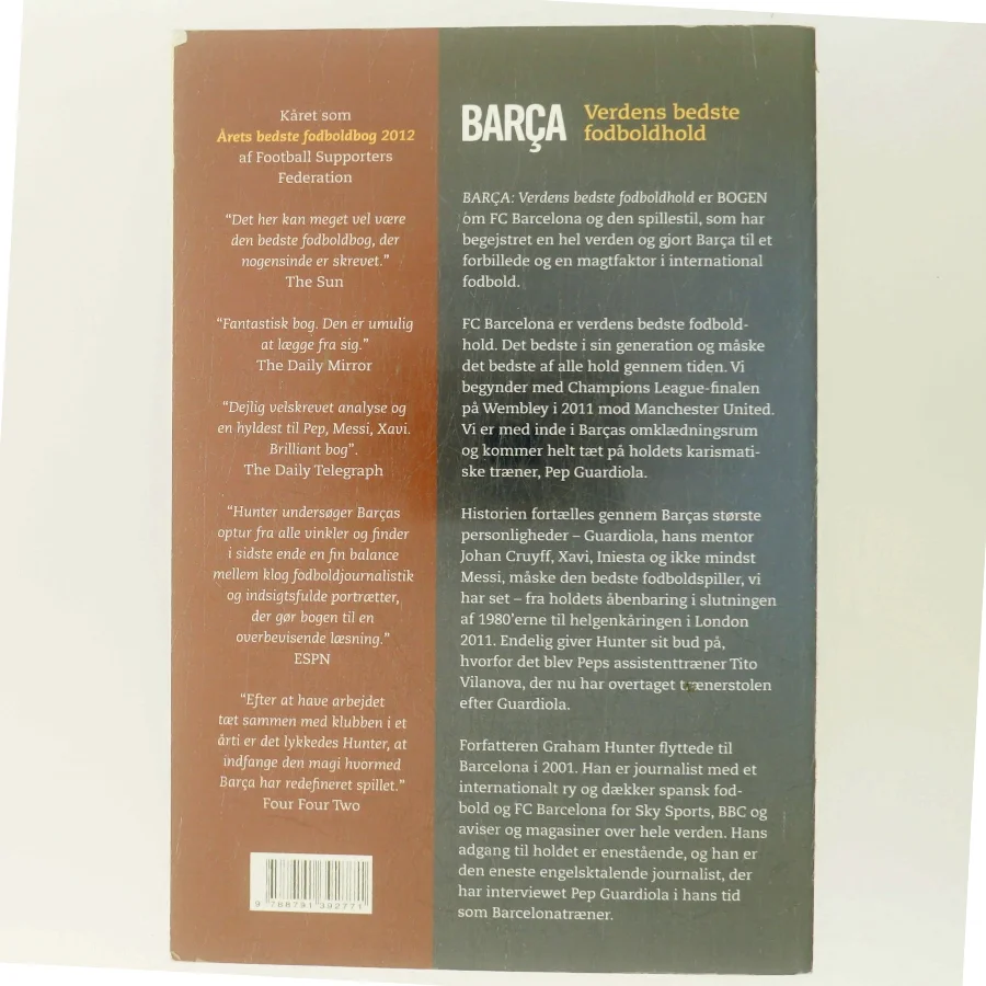 Barça : verdens bedste fodboldhold af Graham Hunter (Bog)