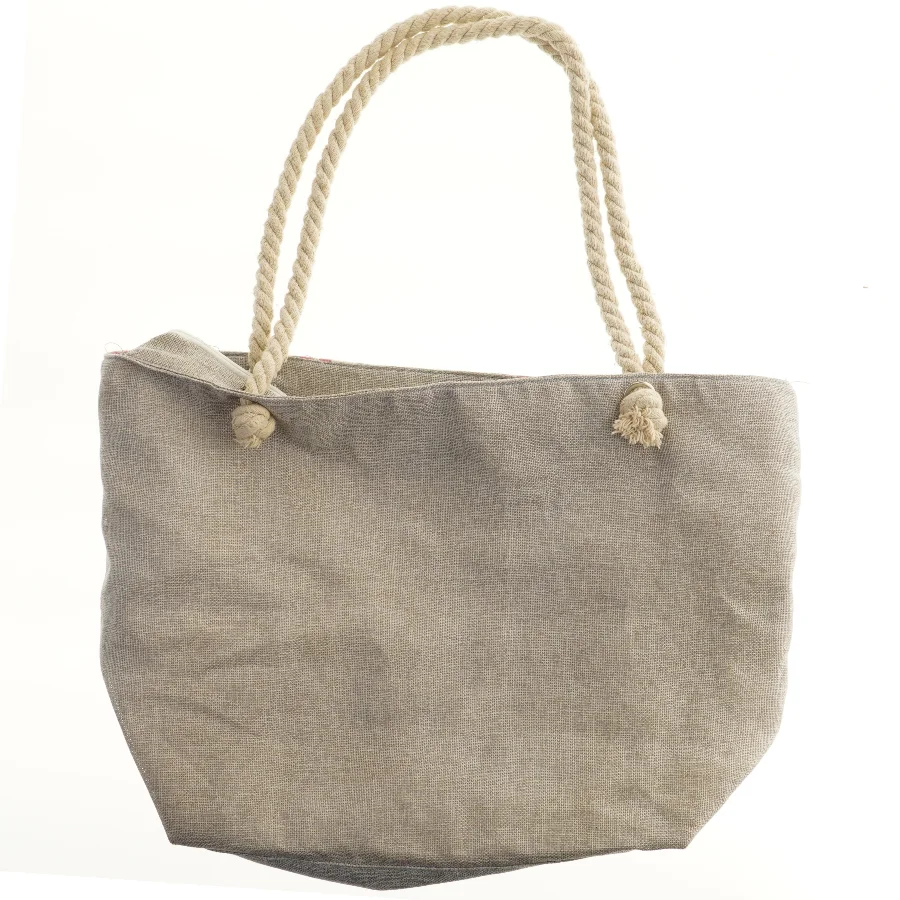 Strandtaske med flamingomotiv (str. 57x42 cm)