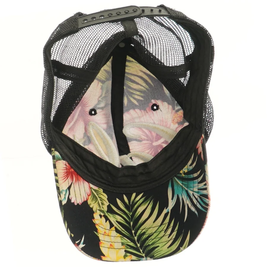 Blomstret kasket (str. 20 cm)