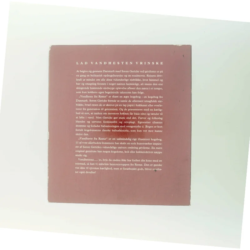 Vandheste fra Rømø af Søren Gericke (Bog)