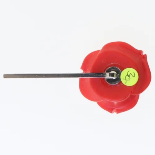 Rød rosen hårnål (str. 6,5 cm)