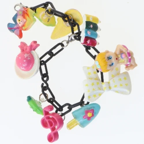 Armbånd med charms (str. 25 cm)