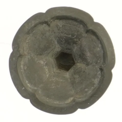 Lille lysestage i tin (str. 6 cm)