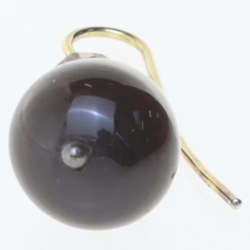 Ørering med sten (str. 4,5 cm)